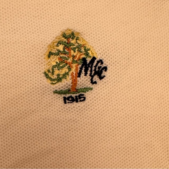 Izod‎ Club White Polo Shirt L | 90s Vintage Golf Preppy Embroidered Logo - Picture 3 of 7